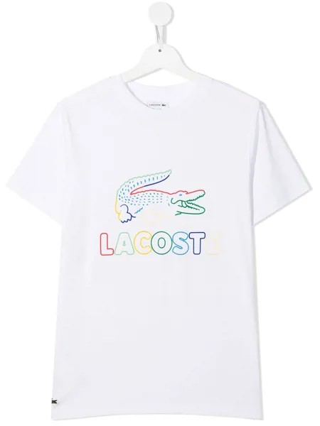 Lacoste Kids футболка с логотипом