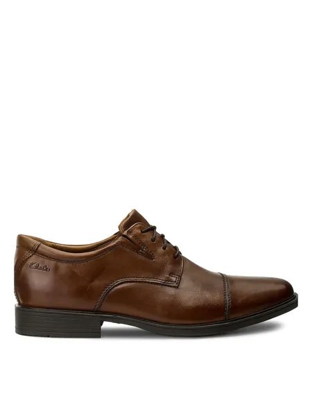 Полуботинки Tilden Cap Clarks, коричневый