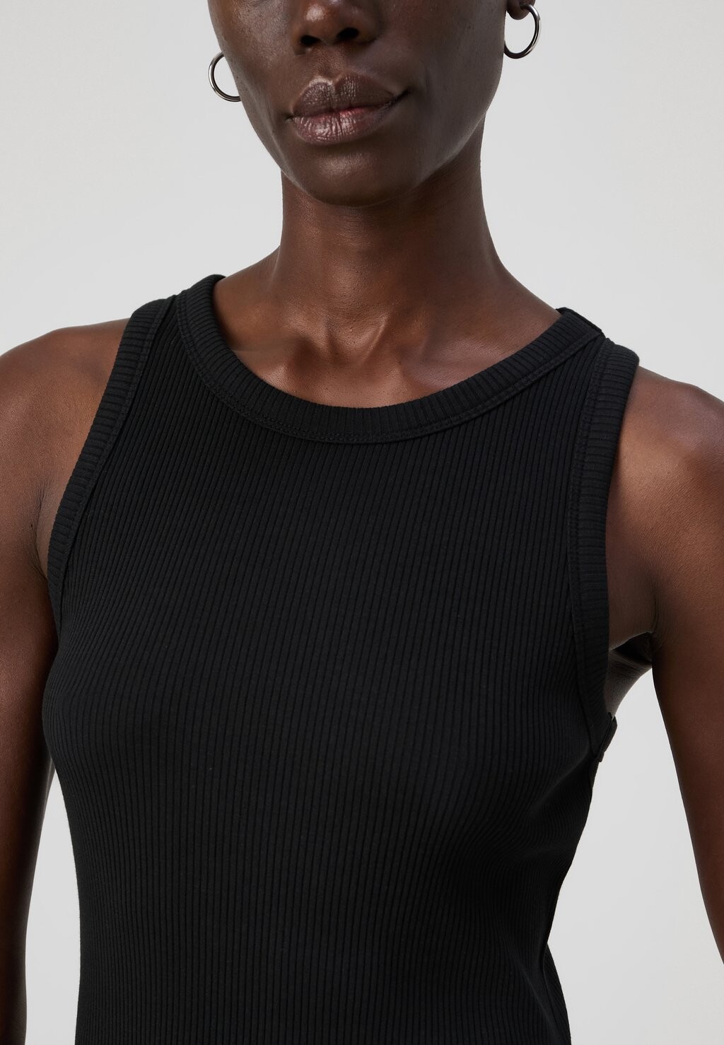 Платье из джерси MIDI DRESS GAP, черный