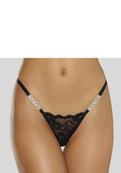 Золотая цепочка Petite Fleur с экстравагантными блестящими аксессуарами Petite Fleur Gold, черный