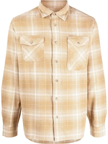 Woolrich рубашка в клетку, желтый