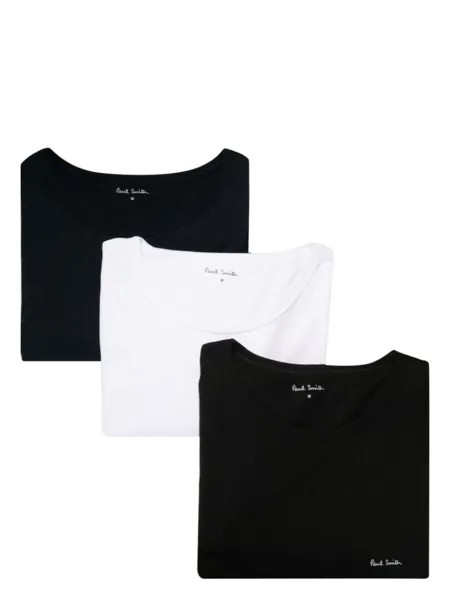 Paul Smith футболка из органического хлопка с логотипом, белый