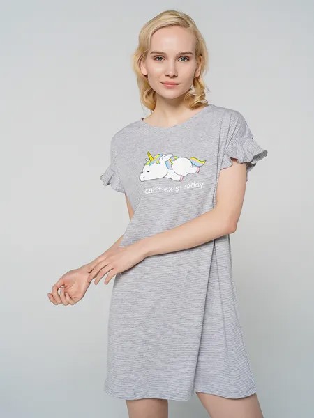 Ночная сорочка женская ТВОЕ 79519 серая XL