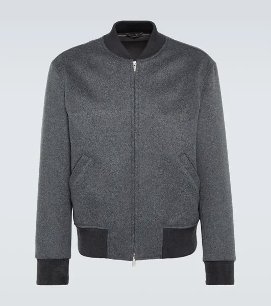Кашемировый бомбер Lardini, серый