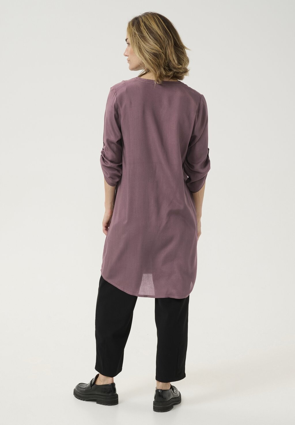 Туника BPRILLA ROLL TAB SLEEVES LOOSE FIT Kaffe, фиолетовый