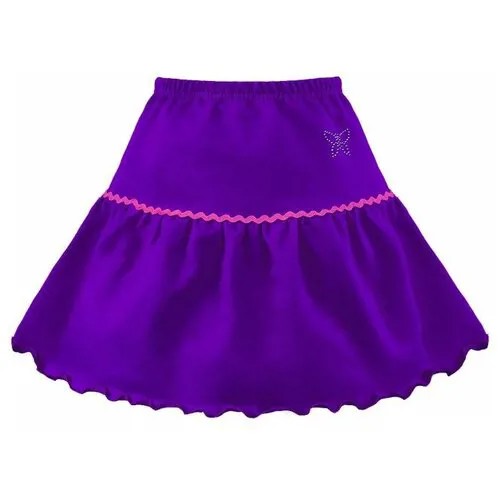 Фиолетовая юбка для девочки 78042-ДО17 28/104