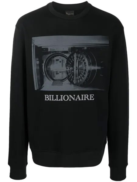 Billionaire толстовка с графичным принтом, черный