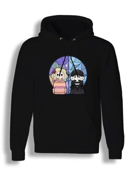 Худи унисекс СувенирShop Wednesday/Уэнсдэй/Венсдей 32 черное M