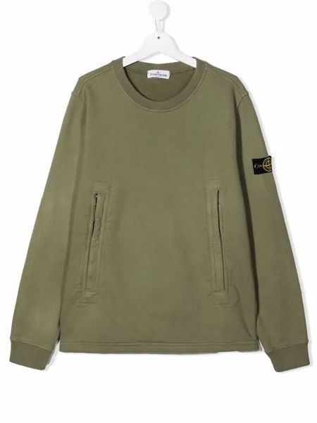 Stone Island Junior толстовка с нашивкой