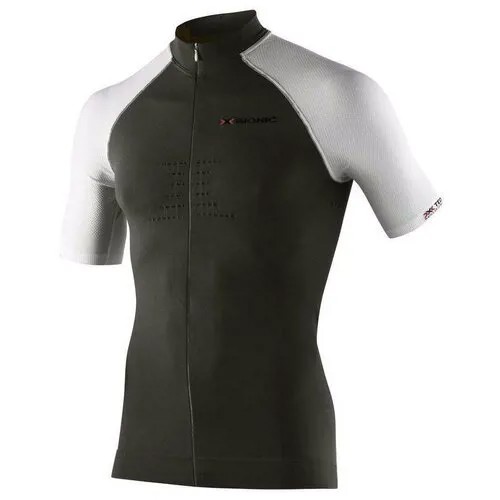 Футболка X-Bionic 2017 Biking Ae Man Race Ow Shirt Sh Sl Full Zip Черный (Us:s)