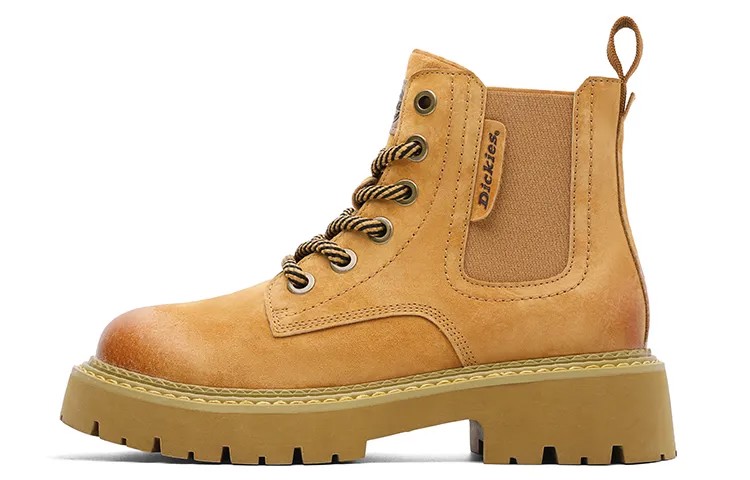 Ботинки женские, цвет: желтый/верблюжий/светлый хаки/розовый Dickies