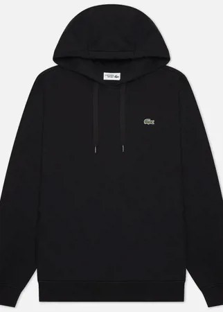 Мужская толстовка Lacoste Sport Fleece Hoodie, цвет чёрный, размер S