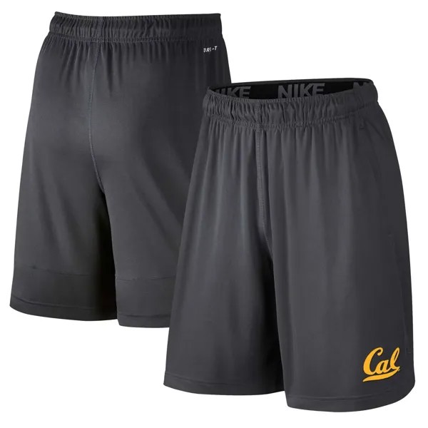 Мужские шорты Cal Bears Fly 2.0 антрацитового цвета Nike