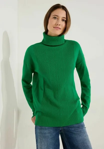 Вязаный свитер SOFTER ROLLKRAGEN Cecil, цвет grün