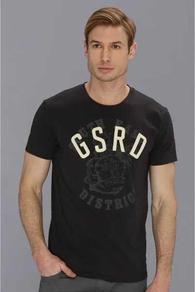 Футболка G-Star Crosby S/S Tee, цвет Raven