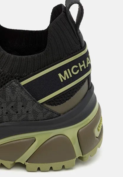 Кроссовки на шнуровке TRAINER Michael Kors, оливковый