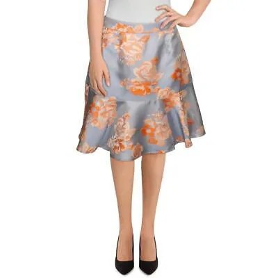 Женская жаккардовая мини-юбка с воланами и цветочным принтом Hutch BHFO 7791