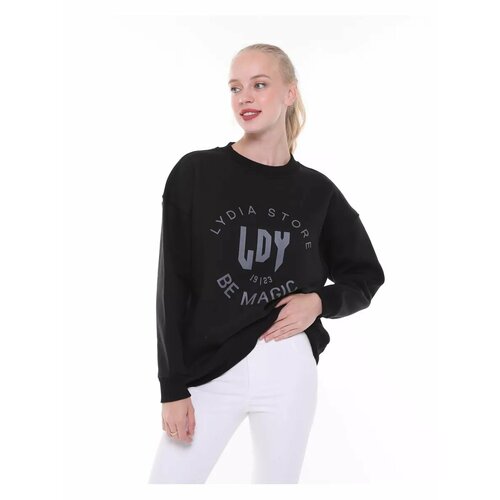 Свитшот LYDIA STORE, размер L/XL, , черный
