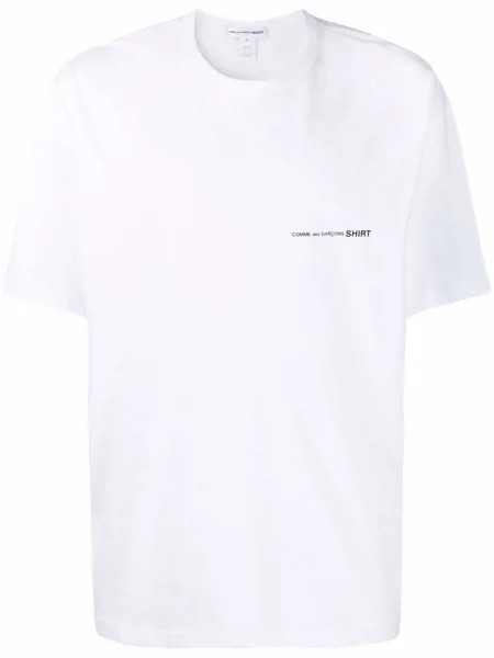 Comme Des Garçons Shirt logo print cotton T-shirt