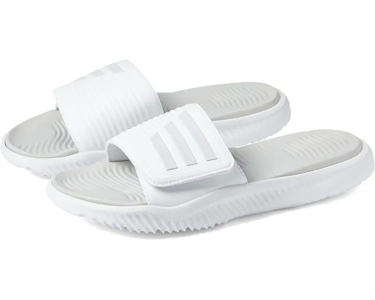 Сандалии Adidas Alphabounce Slides 2.0, цвет White/Dash Grey/White