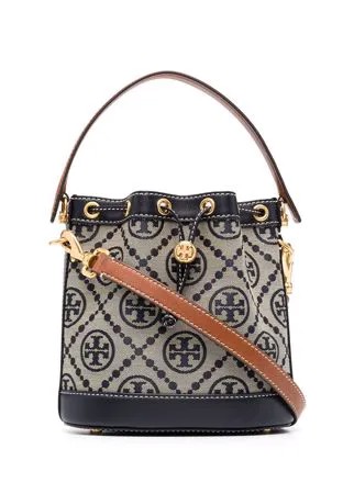 Tory Burch сумка-ведро с монограммой