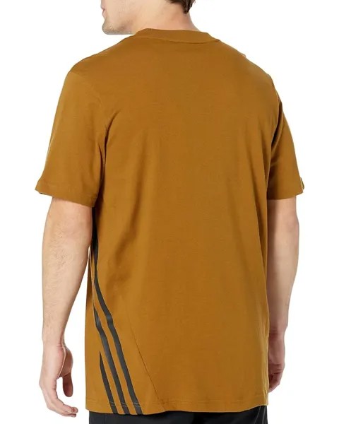 Футболка Adidas Future Icon 3-Stripes Tee, цвет Bronze Strata