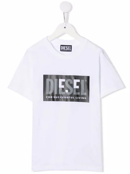 Diesel Kids футболка с логотипом