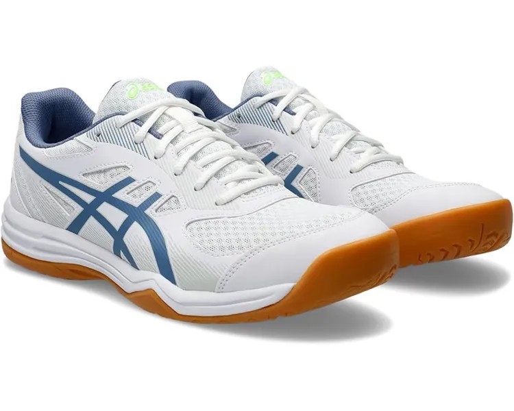 Кроссовки ASICS Upcourt 5 Volleyball Shoe, цвет White/Denim Blue
