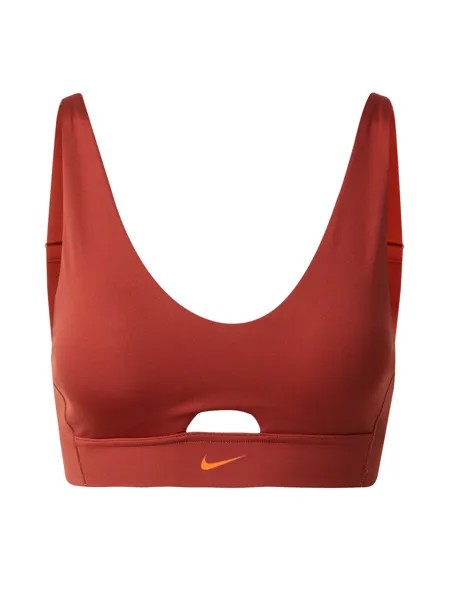 Спортивный бюстгальтер Nike INDY, цвет Orange/Lobster