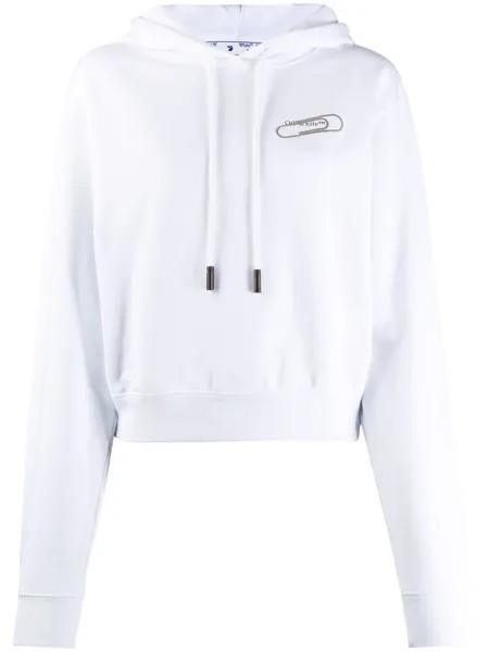 Off-White худи с логотипом