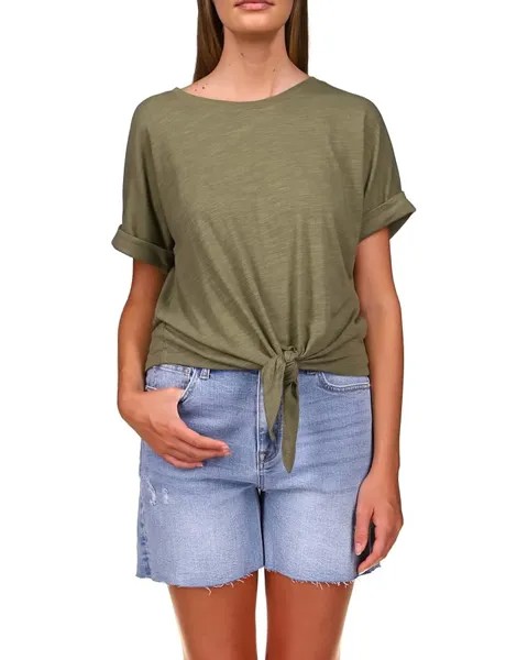 Футболка Sanctuary All Day Tie, цвет Trail Green