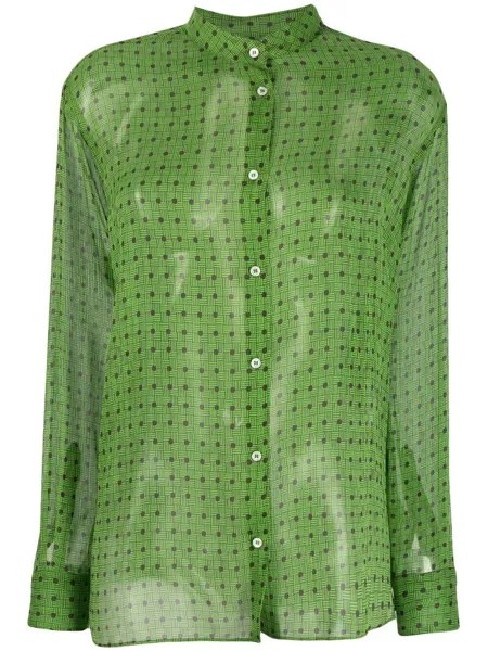 Aspesi блузка с геометричным принтом