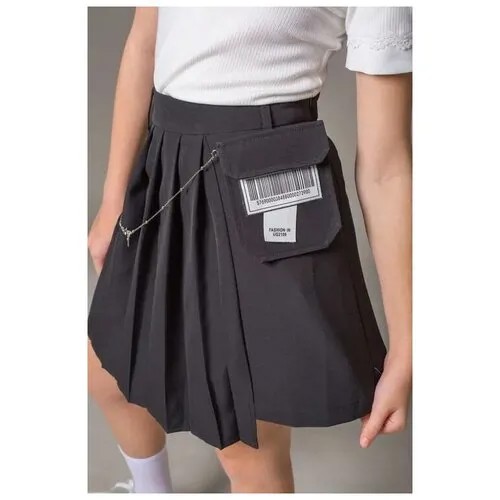 Школьная юбка Deloras, размер 164, черный