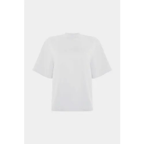 Футболка THEONE by Svetlana Ermak, хлопок, однотонная, размер xl/xxl, белый