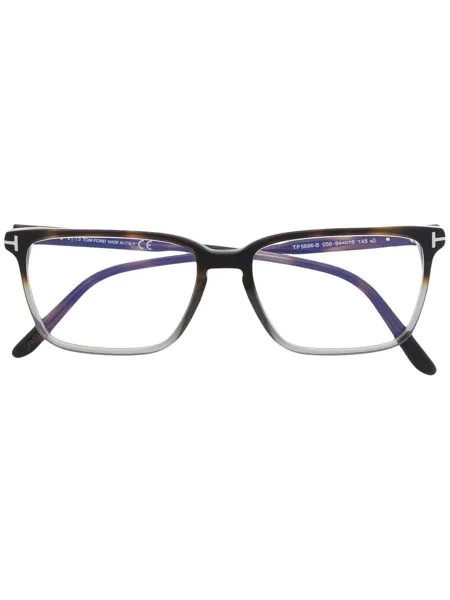 TOM FORD Eyewear очки FT5696-B в квадратной оправе