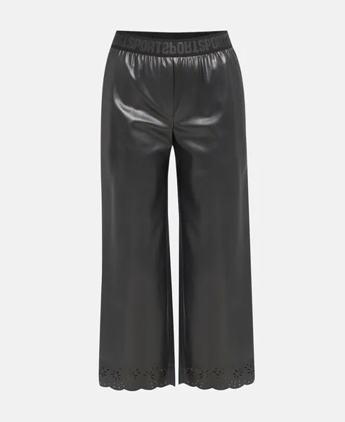 Брюки из кожи Marc Cain Sports, черный