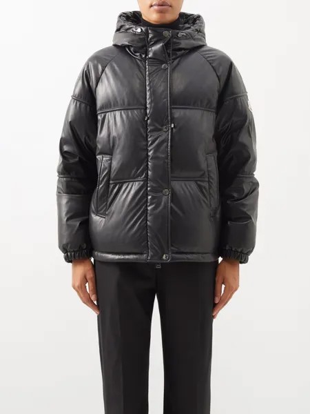 Стеганый пуховик clarabridge Moncler, черный