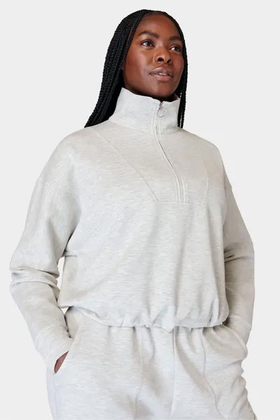 Толстовка с воротником-воронкой и половинной молнией для песка Sweaty Betty, мультиколор
