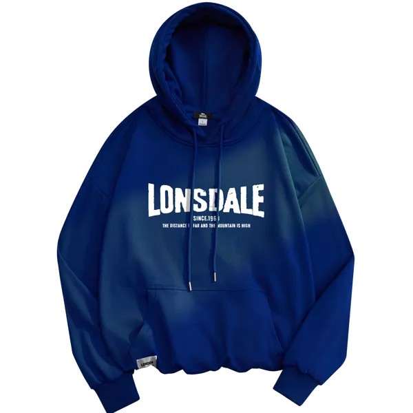 Толстовка унисекс LONSDALE, Бургундия