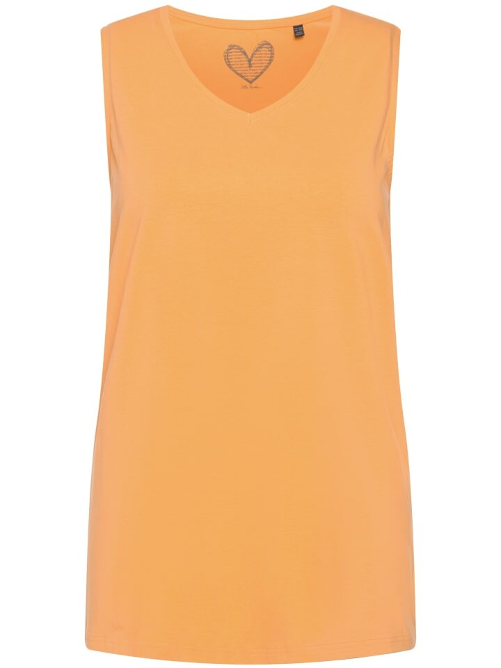 Футболка Ulla Popken, цвет cantaloupe orange