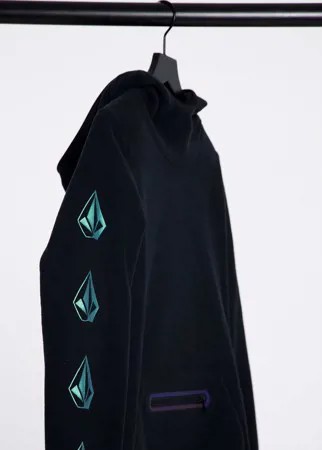 Худи черного цвета Volcom Polartec Mid-Черный
