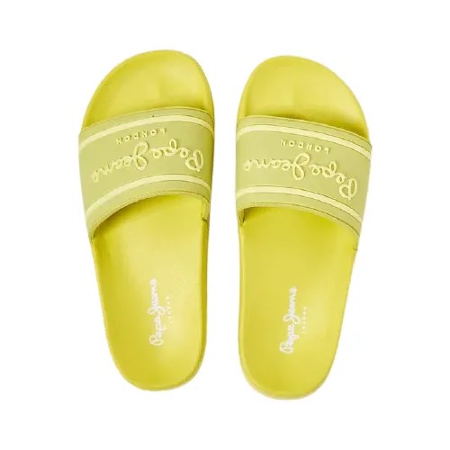 Женские сланцы Pepe Jeans London,Цвет 628 зеленый,Размер 39