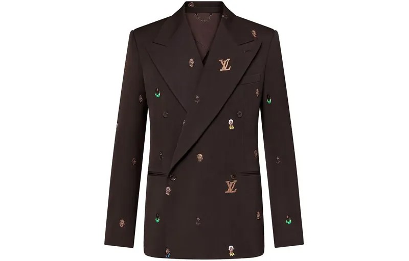 LOUIS VUITTON Мужской деловой костюм, цвет Brown