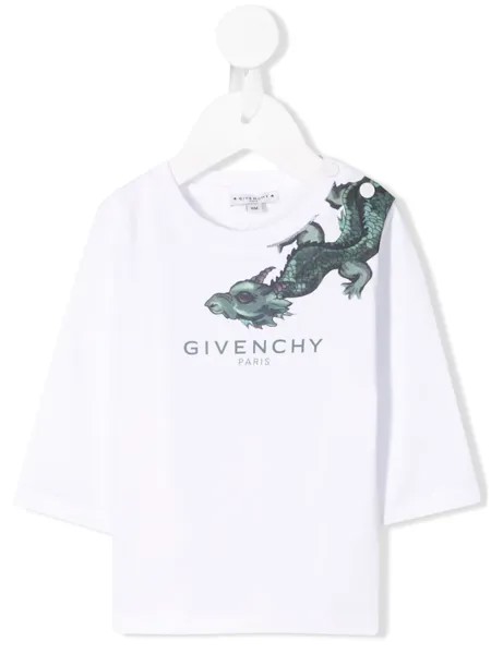Givenchy Kids футболка с принтом