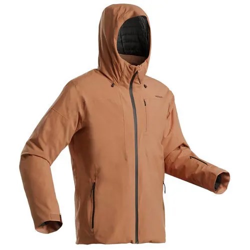 Куртка лыжная для трассового катания мужская 500 CAMEL, размер: L, цвет: Ореховый WEDZE Х Декатлон