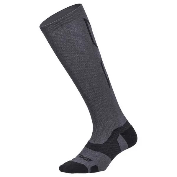Носки 2XU Vectr Light Cushion 38- long 43 cm, серый