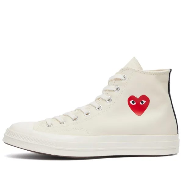 Кроссовки Comme Des Garçons Play X Converse Chuck Taylor Red Heart 197, белый