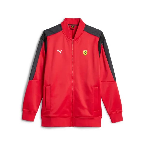 Мужская спортивная куртка PUMA Scuderia Ferrari Race MT7, цвет Rosso Corsa