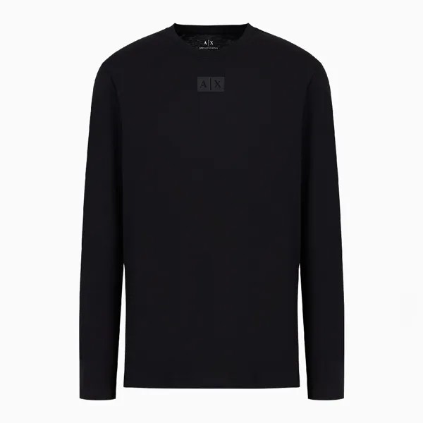 Лонгслив Armani Exchange, черный