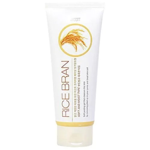 Jigott пилинг-гель для лица Premium Facial Rice Bran Peeling Gel с рисовыми отрубями 180 мл